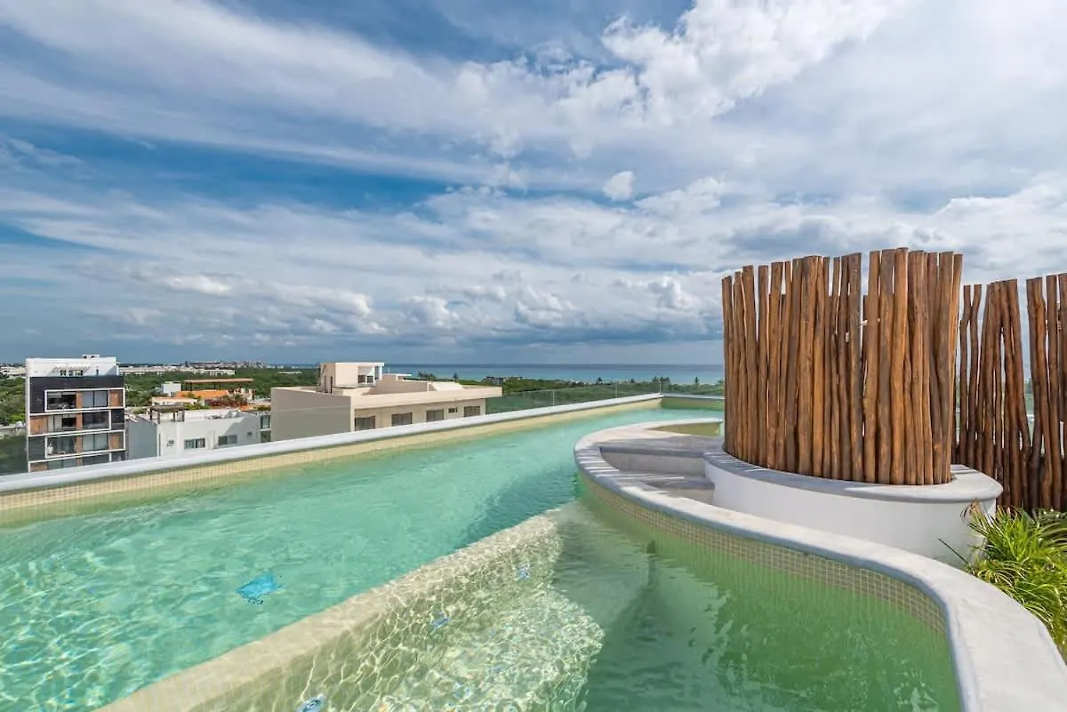 Ocean View From Your King Bed Playa del Carmen Appartamento